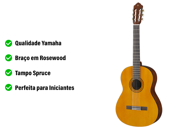 Yamaha C40 III Guitarra Clássica mais vendida do Mundo Yamaha C40 III Guitarra Clássica mais vendida do Mundo